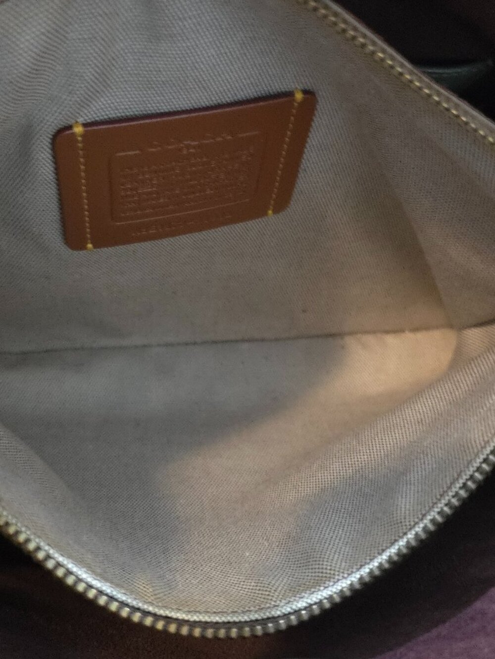 Coach 1941 Cooper Carryall Gray Glovetanned Handbag - With Crossbody Strap - Picture 9 of 14